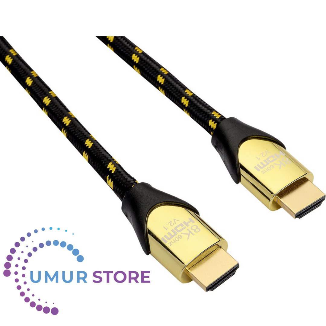 8K60 2 Metre HDMI 2.1 48 Gbps 8k Ultra Hd Premium Sertifikalı 8k
