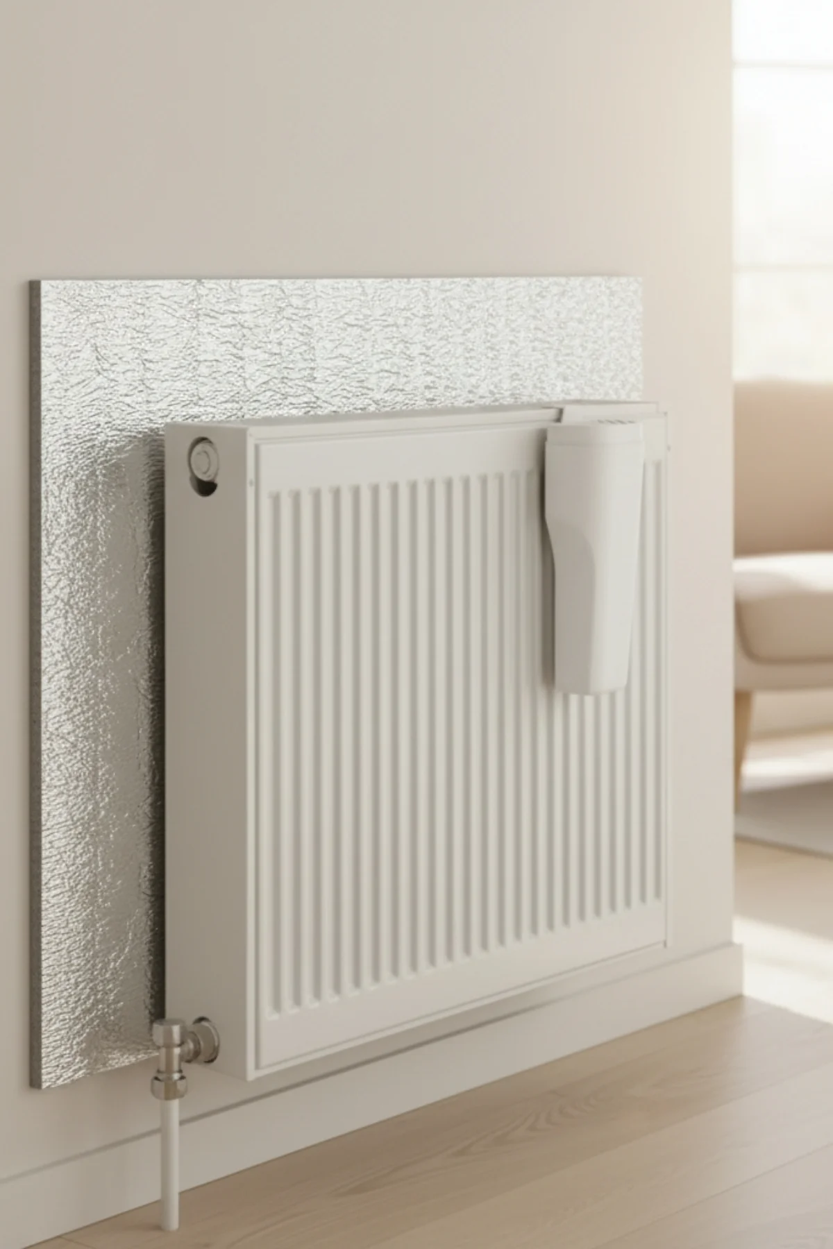 8'li Kış Seti 4 Adet Isı Yalıtım Levhası 4 Adet Kalorifer Suluğu 