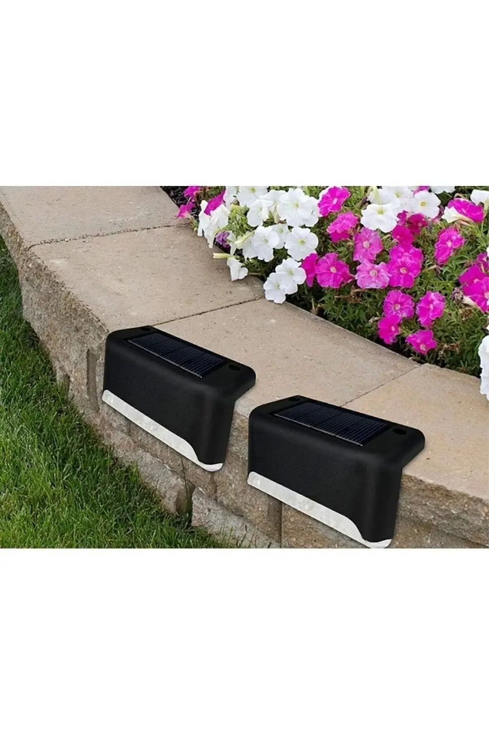 8li Paket Solar Güneş Enerjili Şarj Edilen Köşebent Merdiven Vera