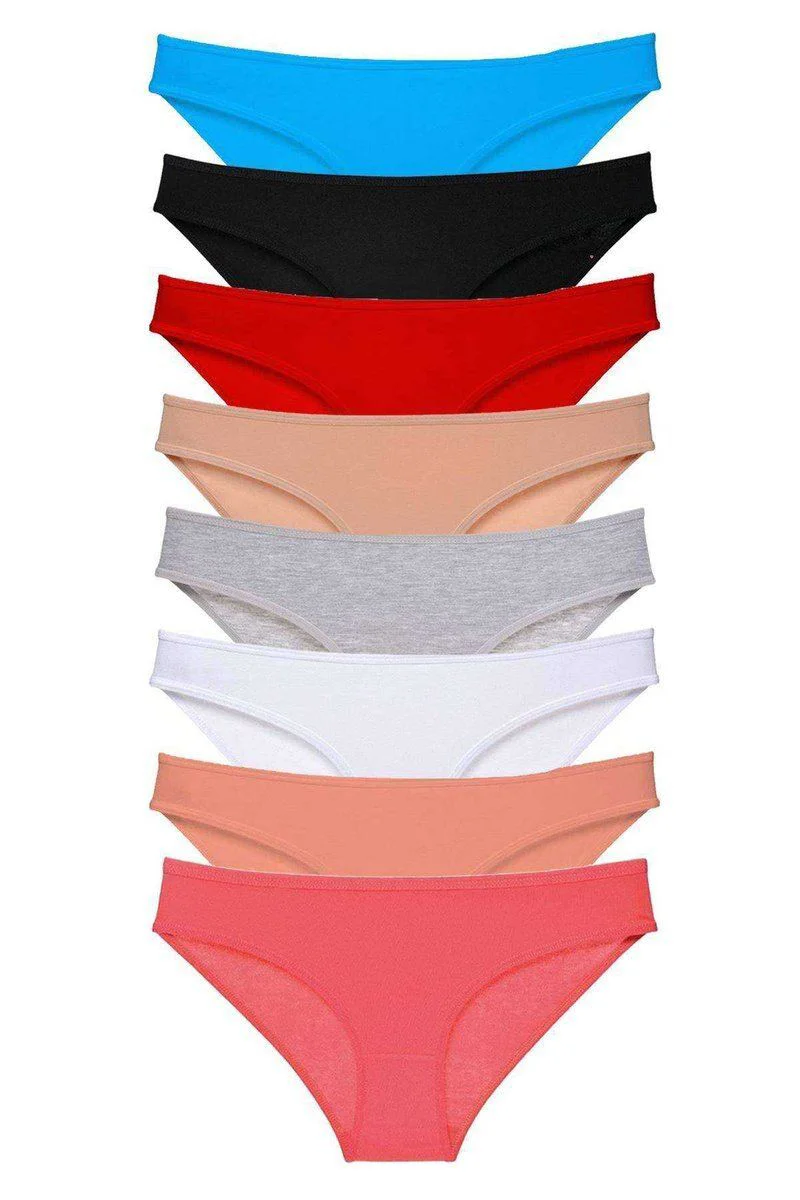 8'li Süper Eko Set Likralı Kadın Slip Külot Seti - %95 Pamuklu Rahat Külot Seti Fiyatı, Yorumları ve Özellikleri