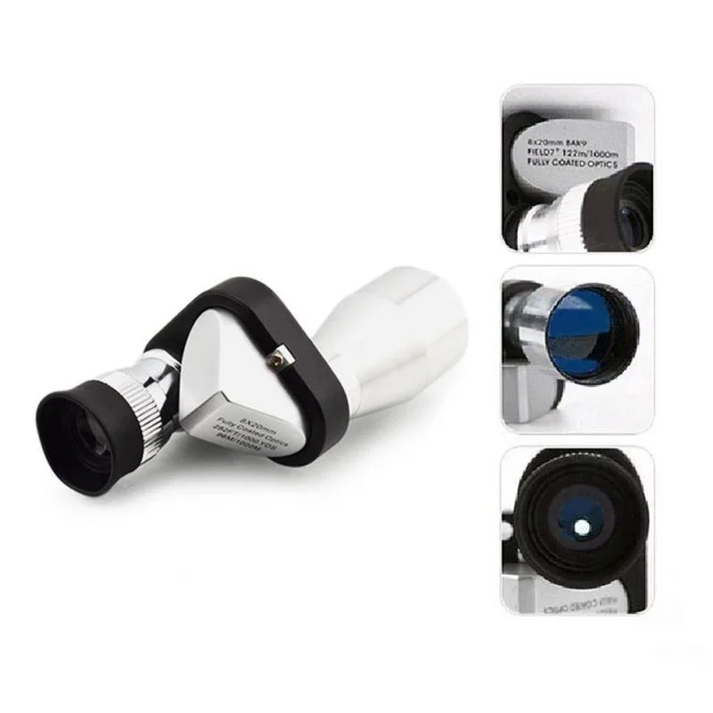 8x20 Mini Monoküler Dürbün – 8x Zoom, Kırmızı Camlı, Su Geçirmez Avuç İçi Dürbün Fiyatı, Yorumları ve Özellikleri