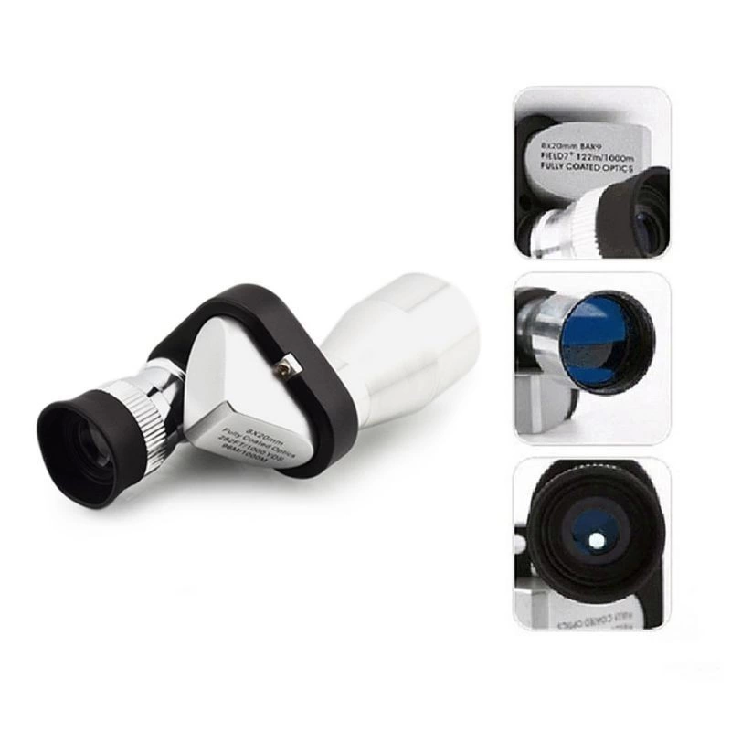 8x20 Tekli Dürbün Monoküler Mini Dürbün Kırmızı Camlı Avuç Içi Dü 8x20 Tekli Dürbün Monoküler Mini Dürbün Kırmızı Camlı Avuç Içi Dü