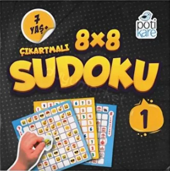 8x8 Çıkartmalı Sudoku 7+ (1) 8x8 Çıkartmalı Sudoku 7+ (1)