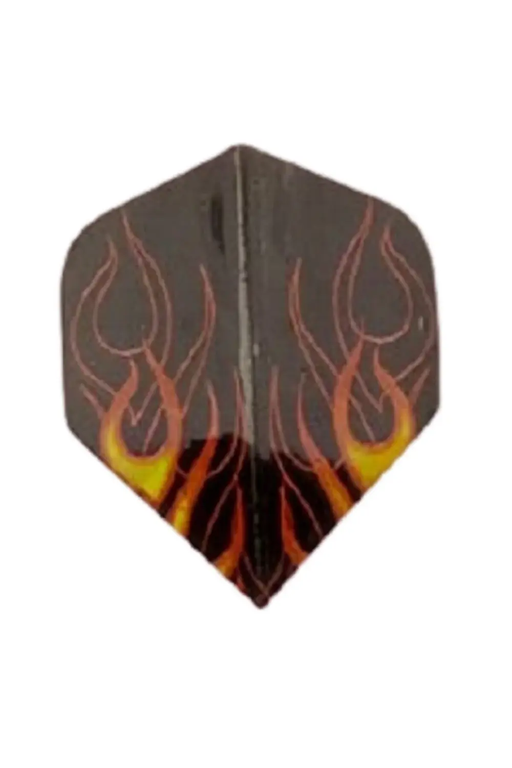 9 Adet (3TAKIM) Dart Flight Standart Parlak Turuncu-siyah Pet Dpt