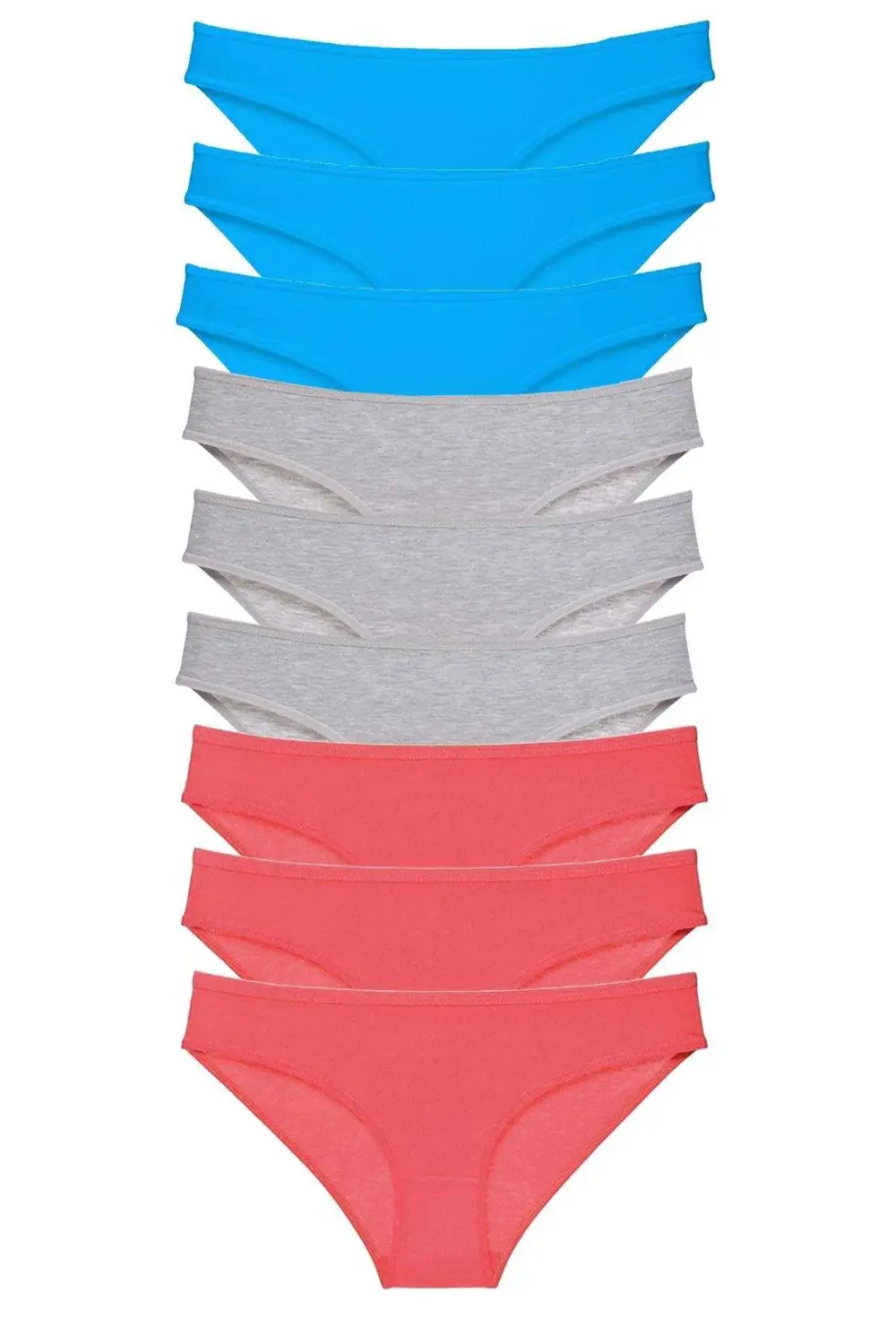 9 Adet Süper Eko Set Likralı Kadın Slip Külot Fuşya Gri Mavi 9 Adet Süper Eko Set Likralı Kadın Slip Külot Fuşya Gri Mavi