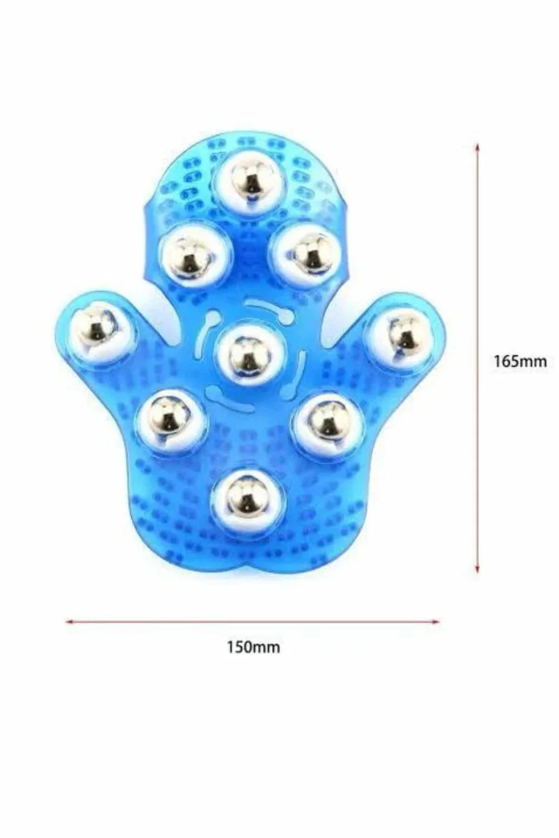 9 Bilyeli Giyilebilir Masaj Eldiveni - Tüm Vücut Rahatlama