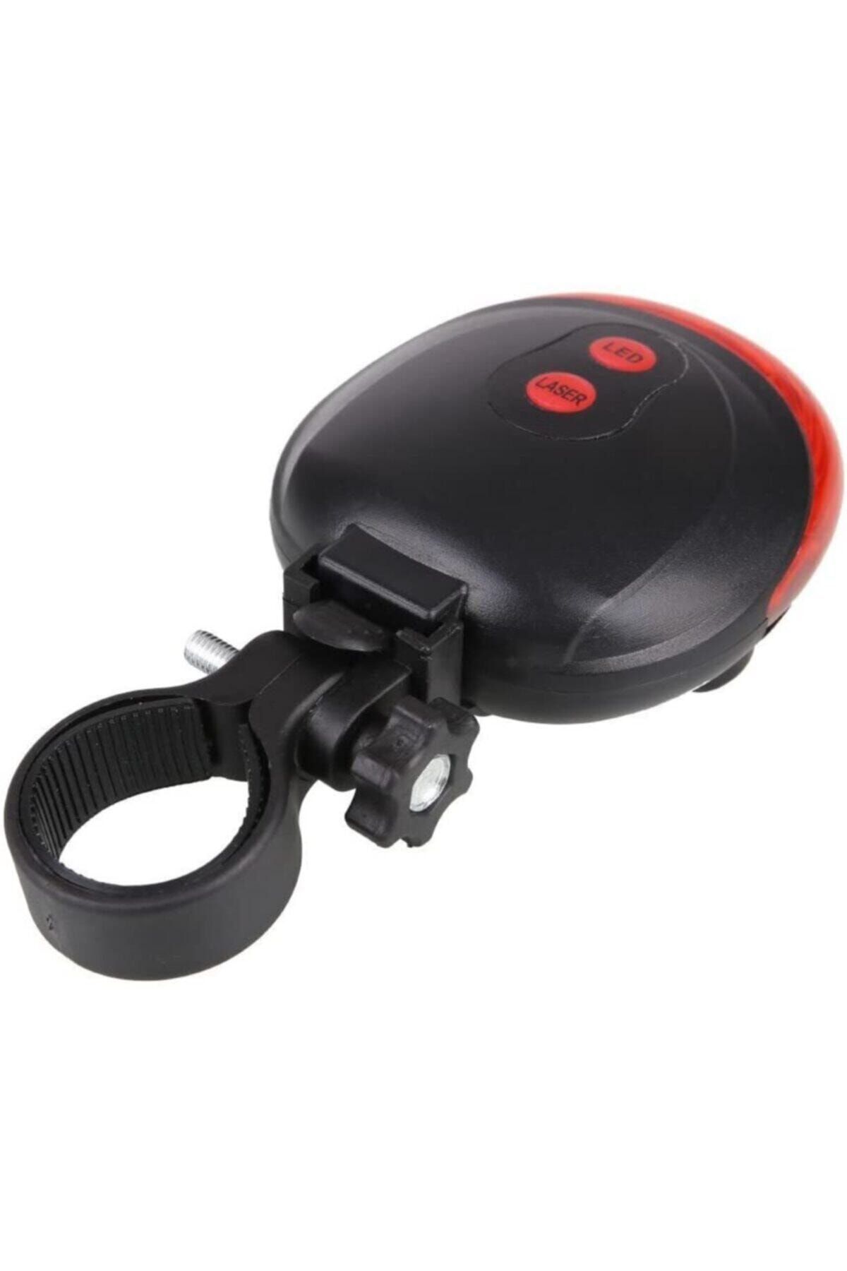 9 Fonksion Led Lazerli Bisiklet Lambası Beyaz Lastik Yazı Kalemi 428812