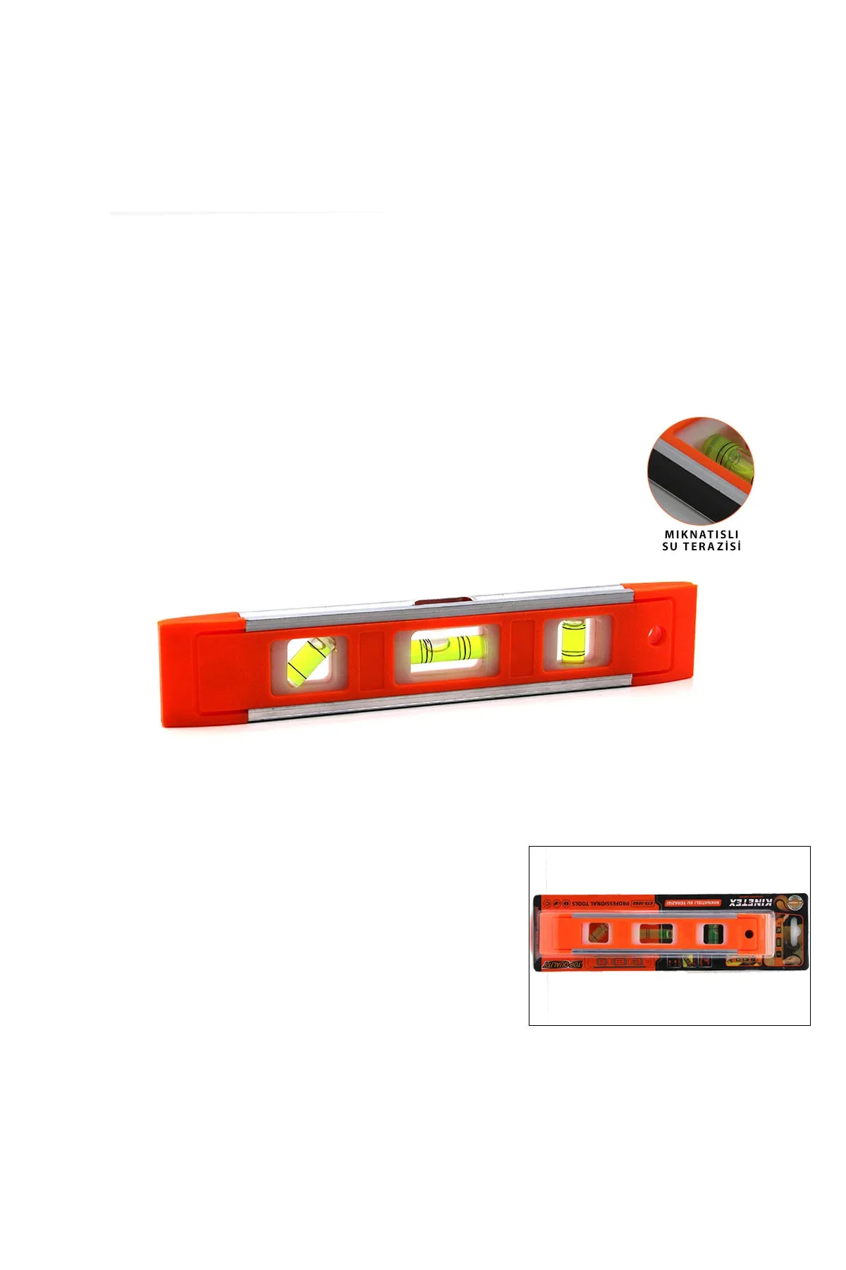 9 inç (230 mm) Mıknatıslı Su Terazisi 9 inç (230 mm) Mıknatıslı Su Terazisi