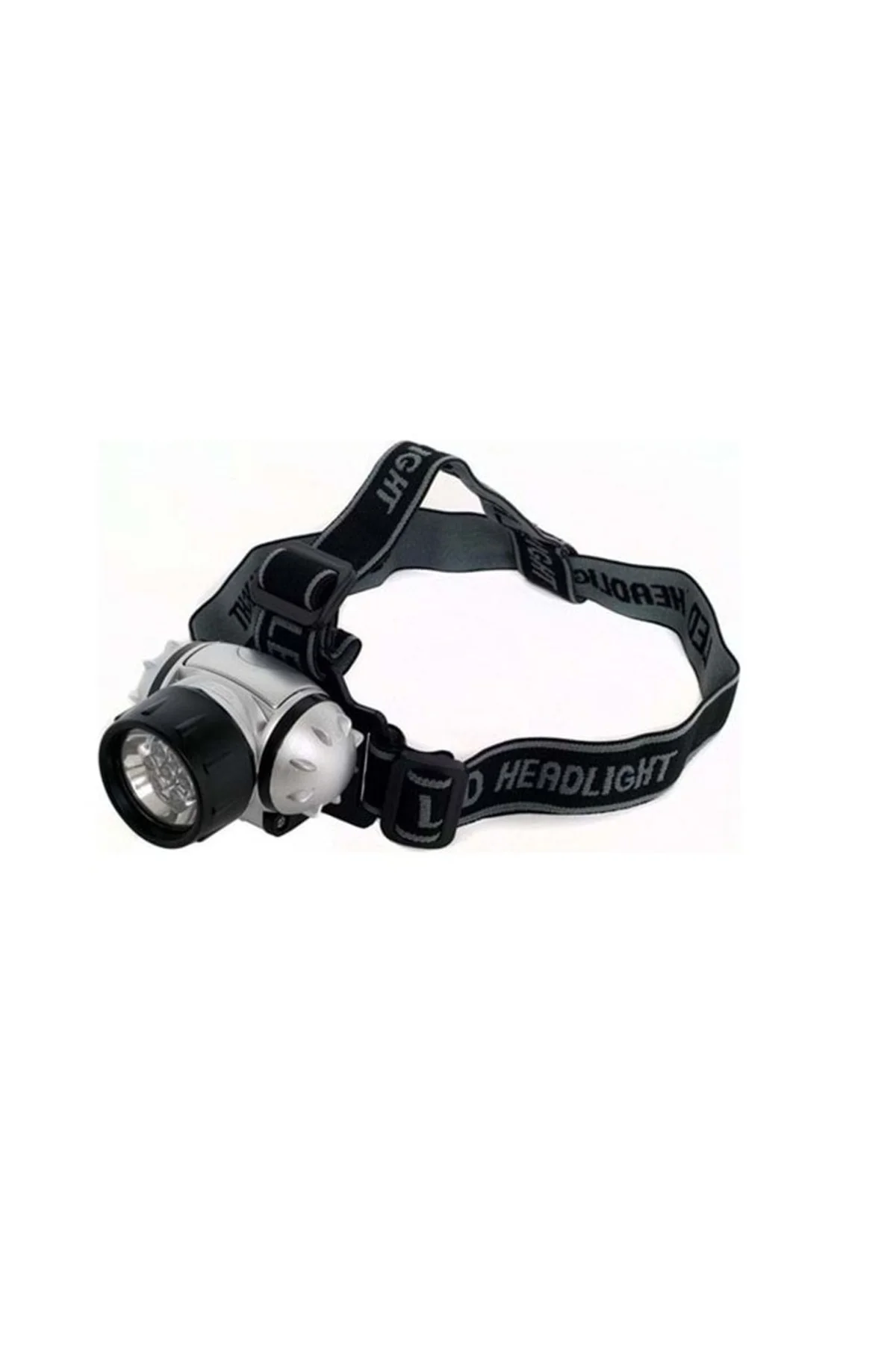 9 LEDLİ PİLLİ KAFA LAMBASI WATTON WT-042 Siyah
