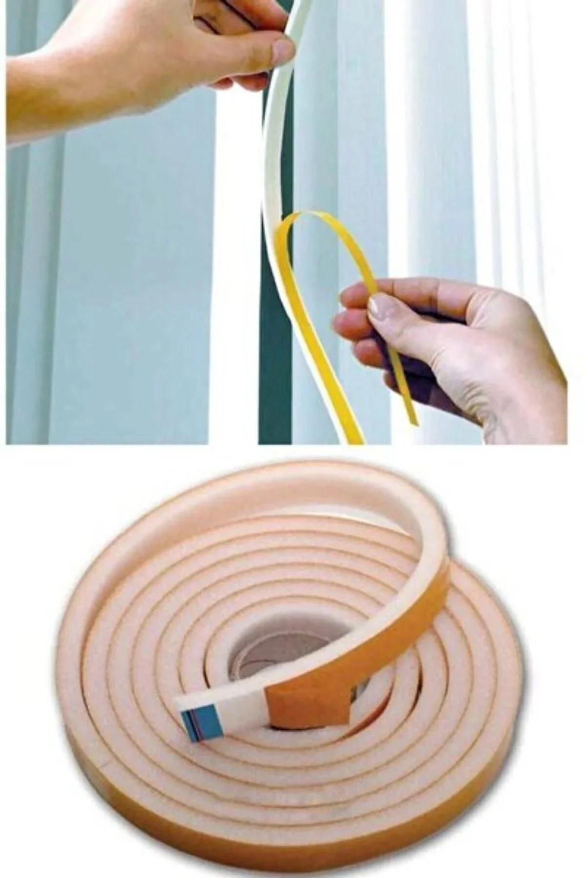 9 Metre Pencere Izolasyon Bandı Yapışkanlı Cam Yalıtım Süngeri Rüzgar Soğuk Kesici Pimapen Fitili 9 Metre Pencere Izolasyon Bandı Yapışkanlı Cam Yalıtım Süngeri Rüzgar Soğuk Kesici Pimapen Fitili