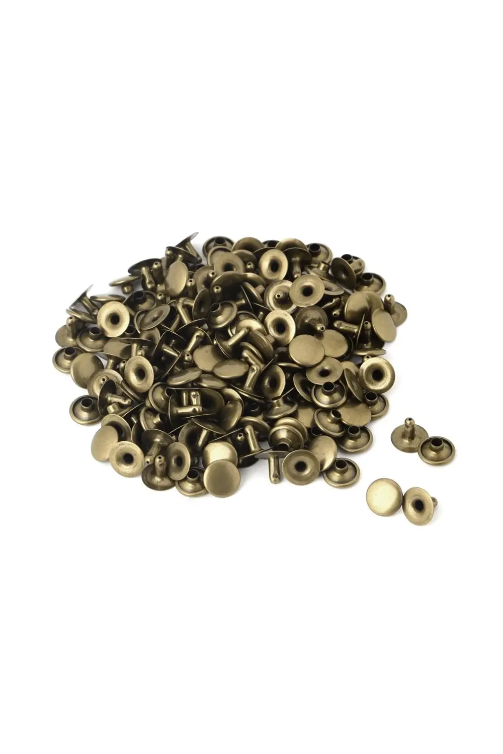 Tuhafiyecimiz 9 Mm Perçin, Rivet, Toruk 33,5 No [1000 Adet] Bronz