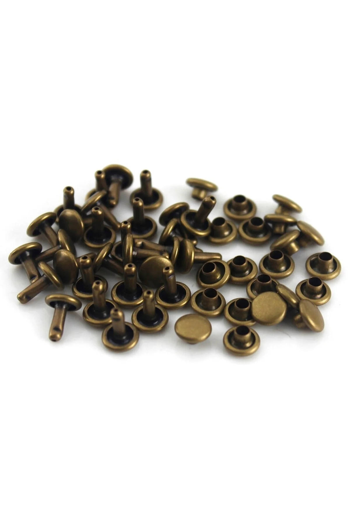 9 Mm Perçin, Tek Taraf Rivet, Toruk 33,5 No 100adet (leathercraft
