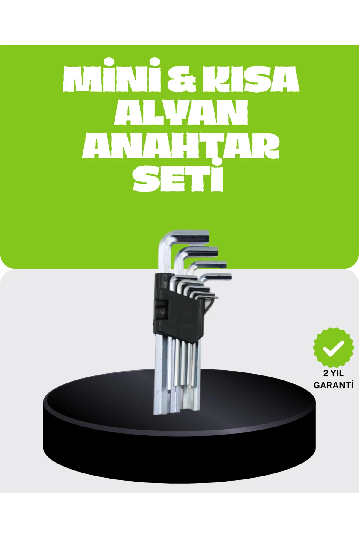 9 Parça Alyan Anahtar Seti Bisiklet Mobilya ve Otomotiv Uyumlu - 
