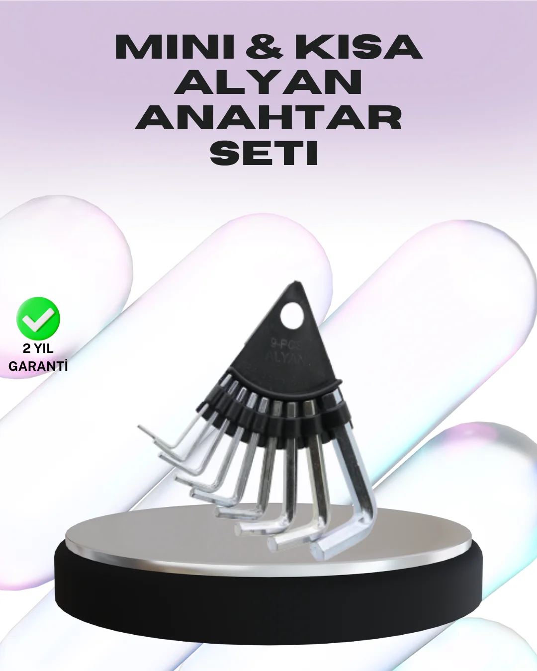 9 Parça Alyan Anahtar Seti Farklı Metrik Ölçü Pratik Taşıma 9 Parça Alyan Anahtar Seti Farklı Metrik Ölçü Pratik Taşıma