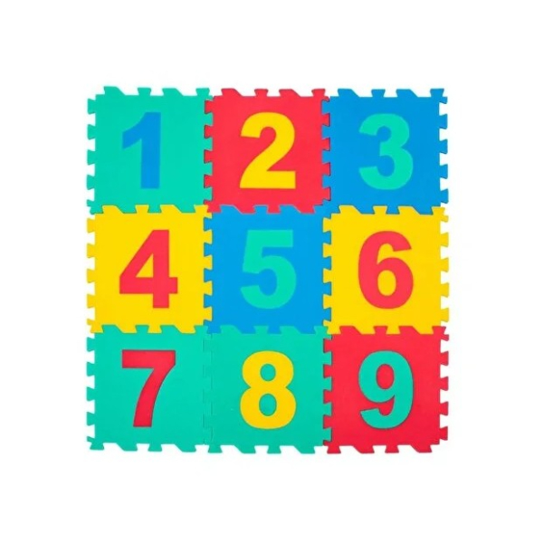 9 Parça Renkli Sayılar Puzzle Yer Matı Eğitici Oyuncak 9 Parça Renkli Sayılar Puzzle Yer Matı Eğitici Oyuncak