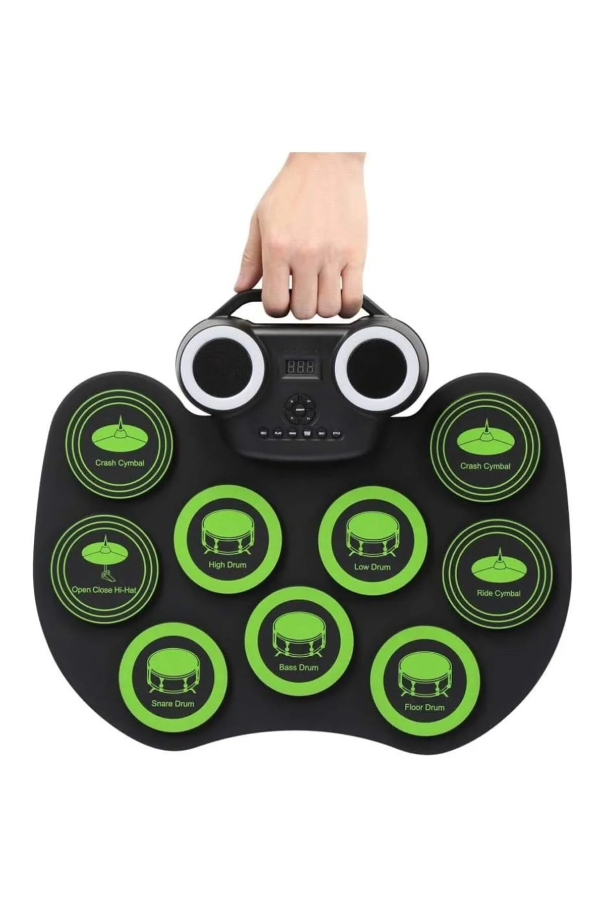 9 Pedli Dijital Davul - Bateri Seti - Elektronik Davul - Sese Kay