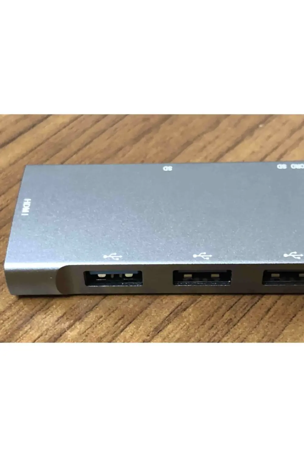 9 Portlu Aleminyum Metal Kasa Sd Usb Type C Audio Hub Hdmı Girişl