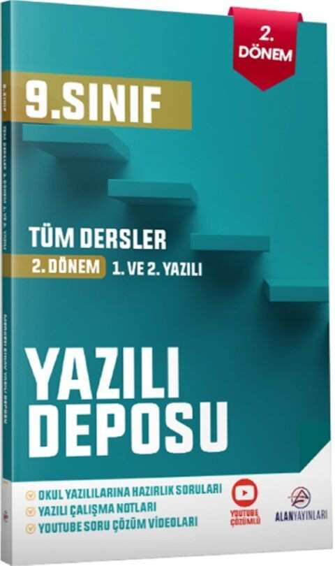 9. Sınıf Tüm Dersler Yazılı Deposu 2. Dönem 1. ve 2. Yazılı Alan 