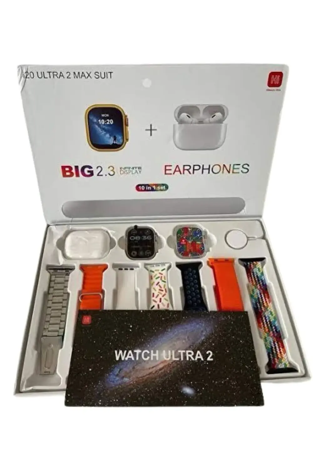 9 Ultra Akıllı Saat 49mm 2inç Ekran 7 Kordonlu ve Bluetooth Kulak