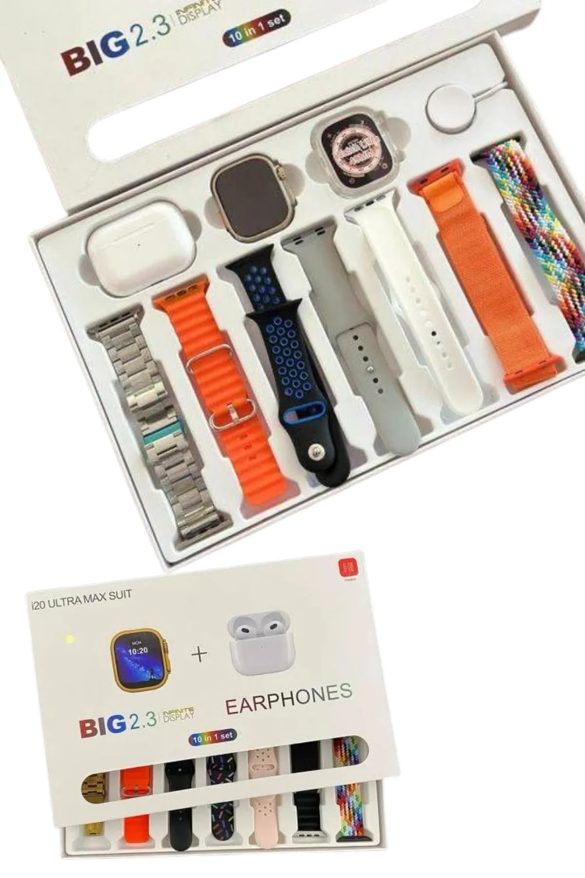 9 Ultra Akıllı Saat 49mm 2inç Ekran 7 Kordonlu ve Bluetooth Kulaklık 9 Ultra Akıllı Saat 49mm 2inç Ekran 7 Kordonlu ve Bluetooth Kulaklık