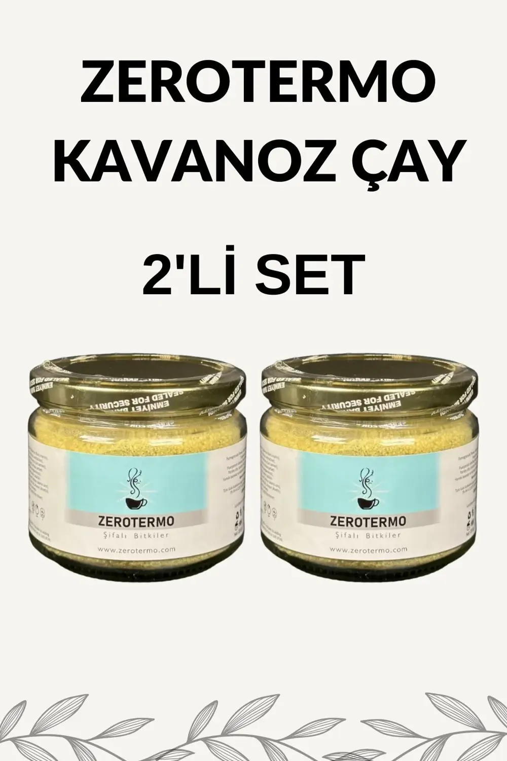 90 Günlük Bitkisel Çay 2'li Kavanoz Seti Ile Zindelik