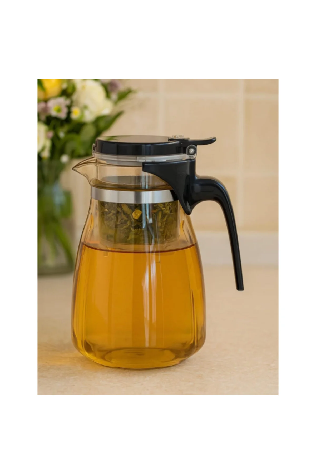 900 ml Süzgeçli Cam Sürahi