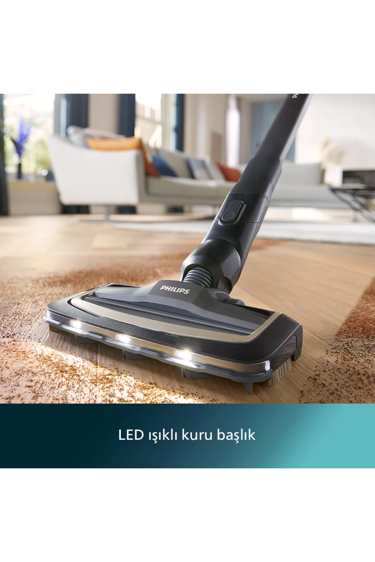 9000 Serisi AquaTrio Kablosuz Dikey Süpürge, AquaSpin Başlık, Pow