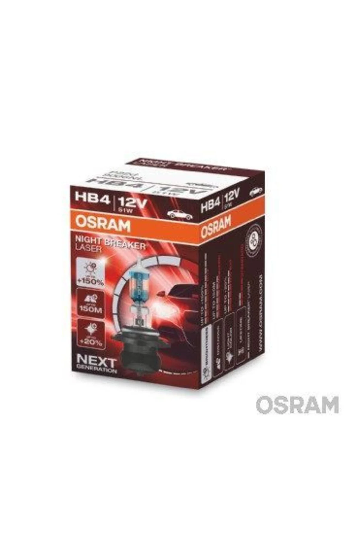 9006nl-hcb Ampul 12v Hb4 51w 9006 Nıght Breaker Laser 150 Güçlü 2