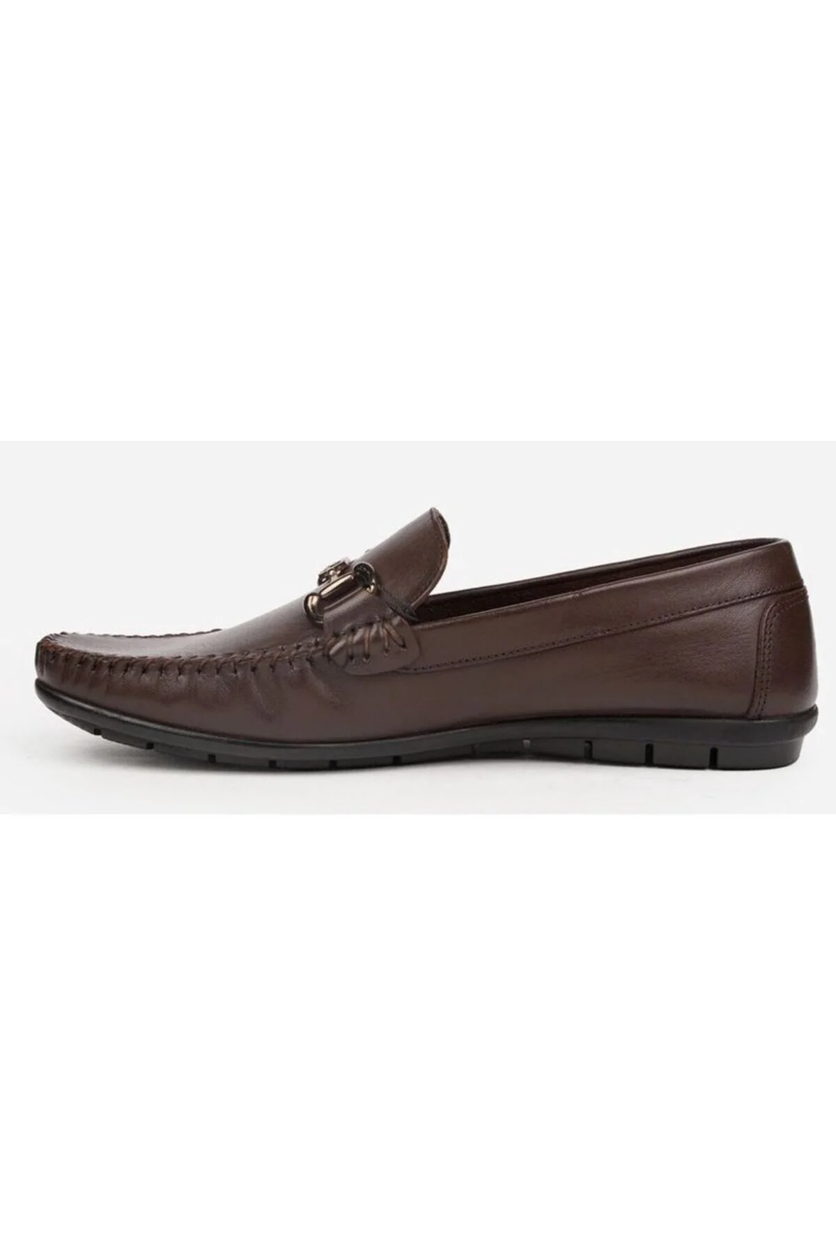 90146 Kahverengi Erkek Loafer Günlük Deri Ayakkabı