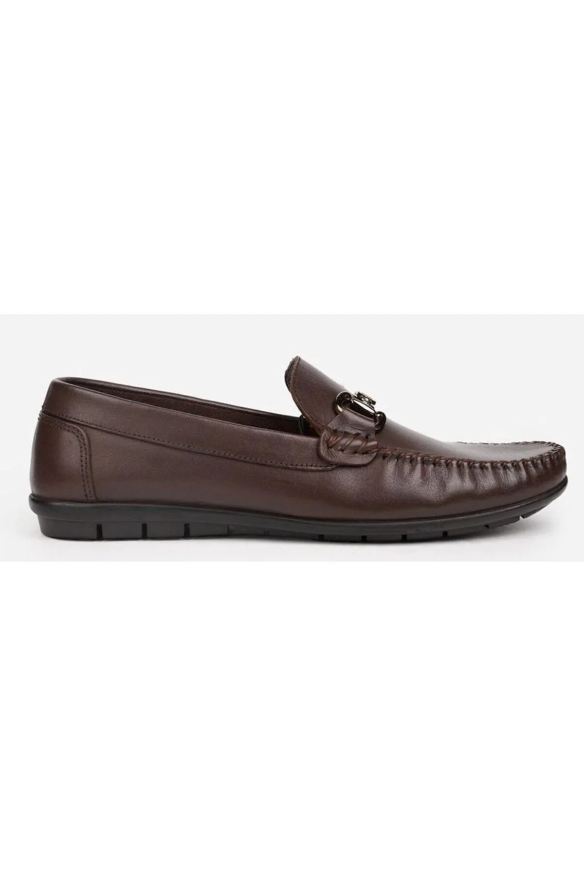 90146 Kahverengi Erkek Loafer Günlük Deri Ayakkabı