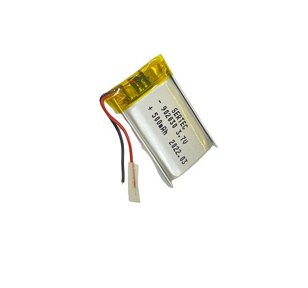 902030 3.7V 500 mAh Li-Polymer Pil Devreli/1.5A