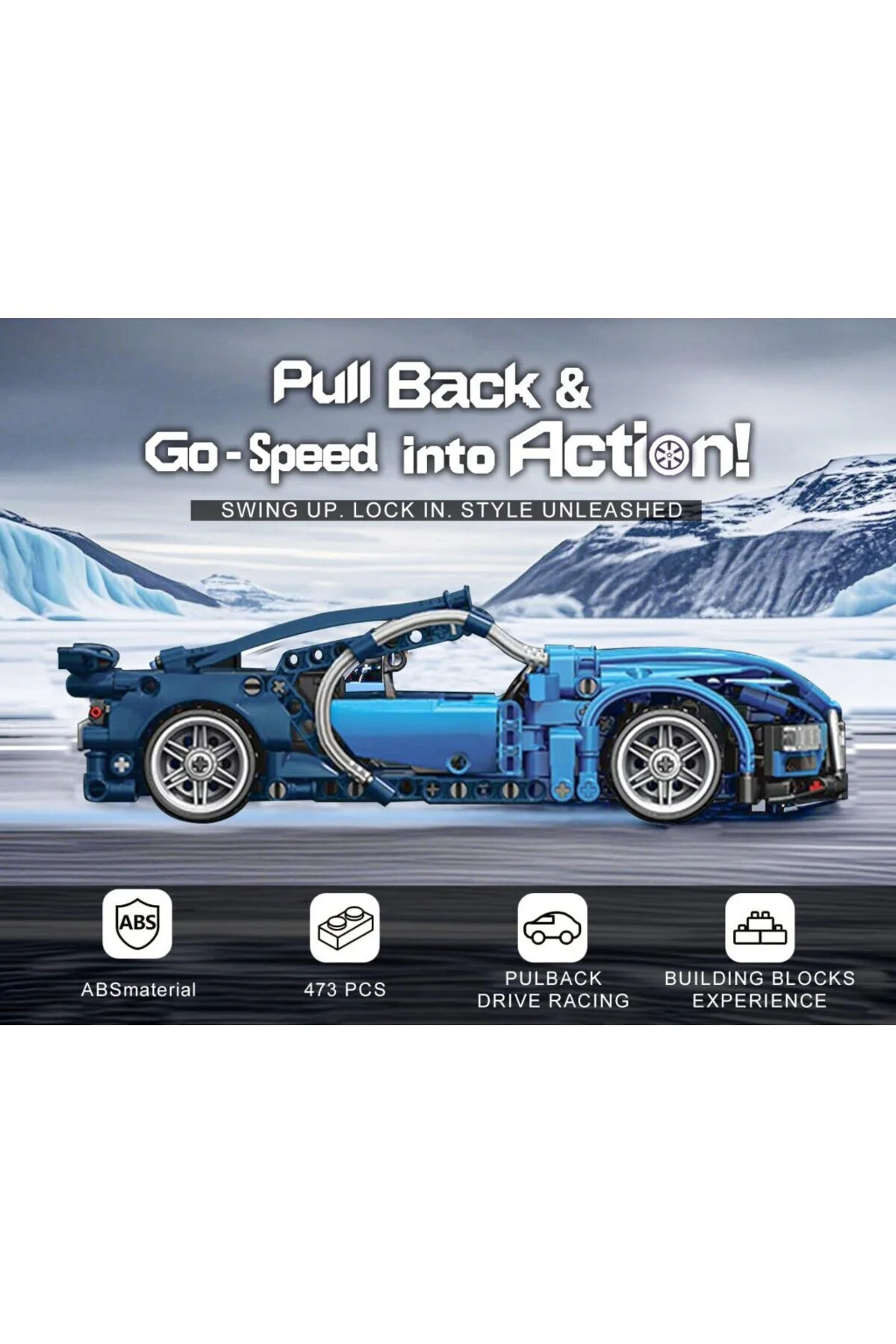 9055-5 TOYSE TOYS BRİCKS SPEED MAVİ -EKN
