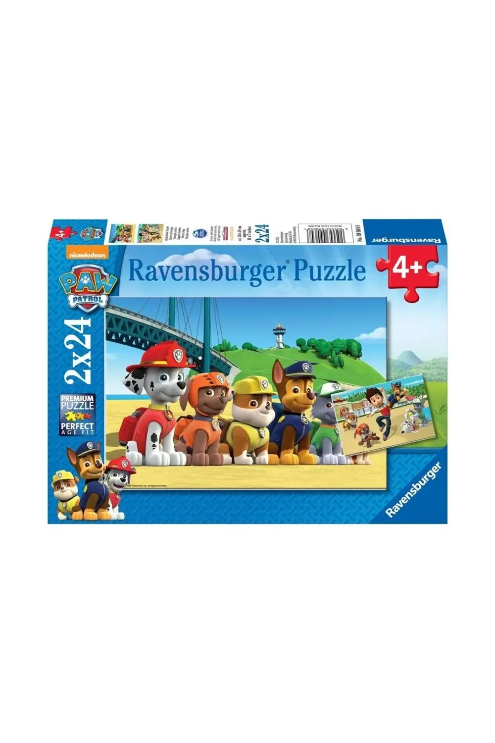 90648 Paw Patrol 2x24 parça Ravensburger Puzzle