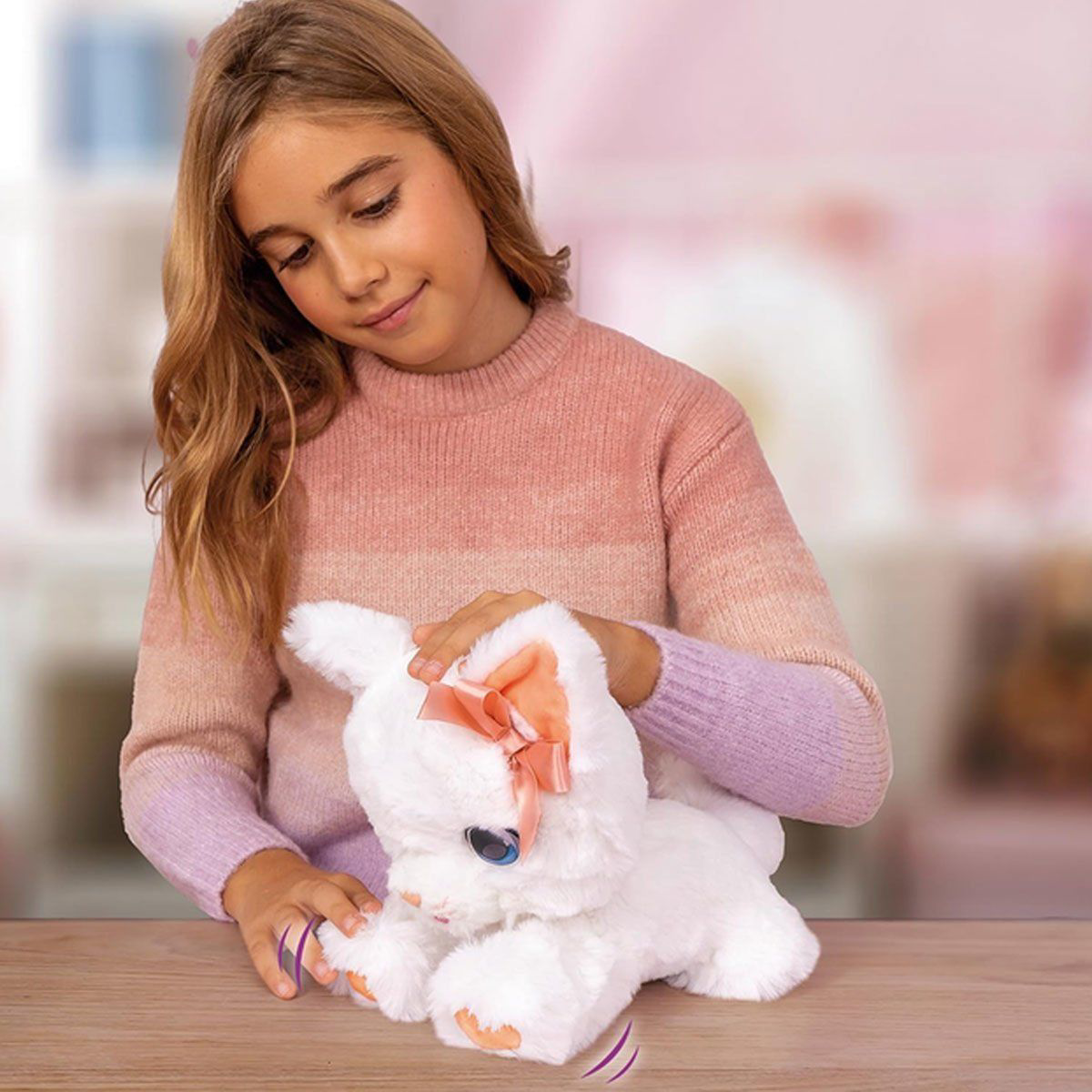 90773  Hareketli ve Sesli Sevimli Peluş Kedicik Bella