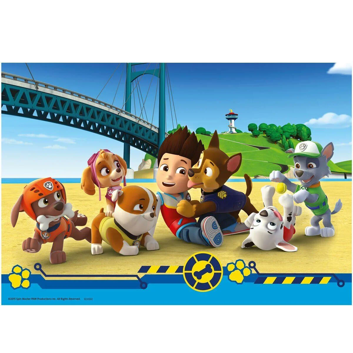 90853 Paw Patrol 2x24 parça Rensburger Puzzle