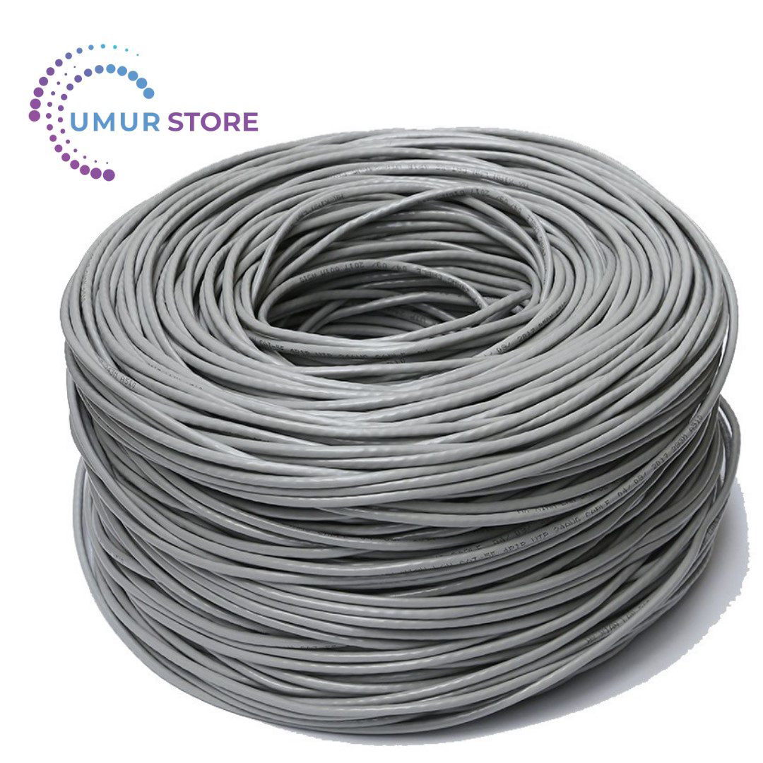 90MT Yüz 90 Metre Bakır Cat6 Cat 6 Ethernet Internet Kablosu RJ45