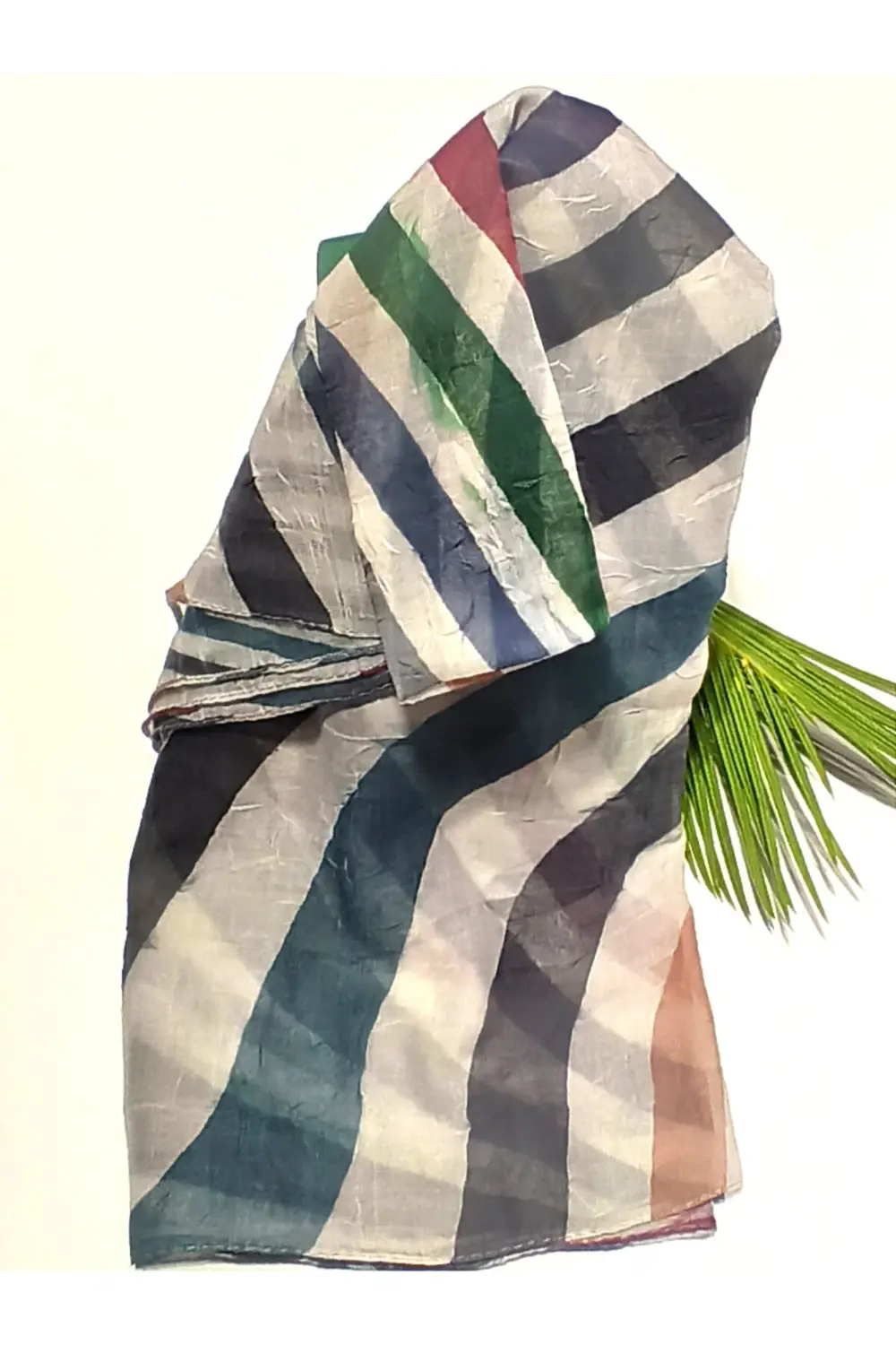 90x90 Lüks Figürlü Gösterişli Dökümlü Eşarp