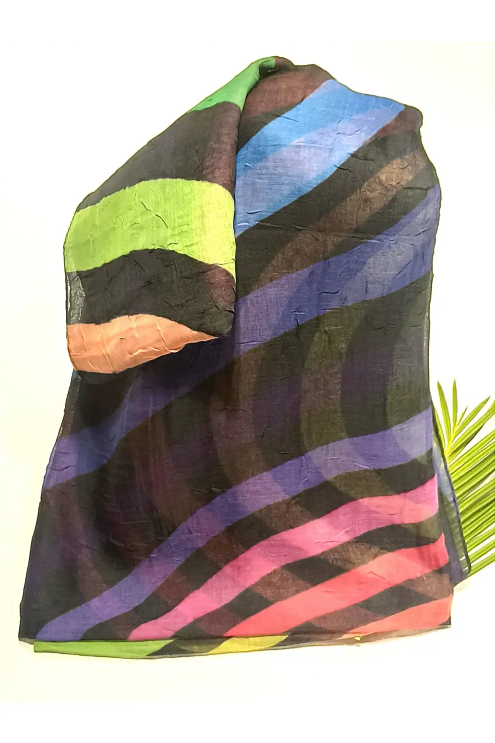 90x90 Lüks Figürlü Gösterişli Dökümlü Eşarp