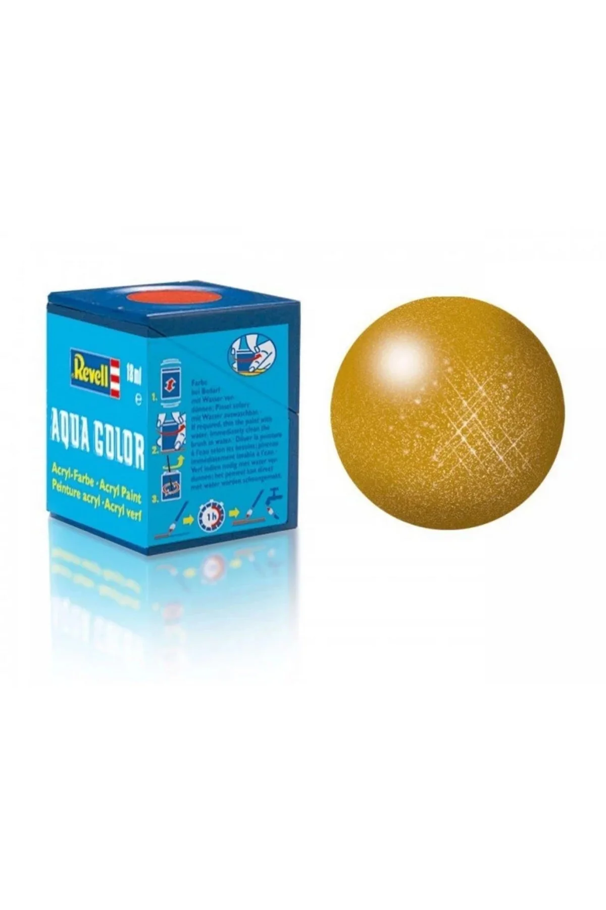 92 - Aqua Color Brass - Metallic Boya - 18 ml