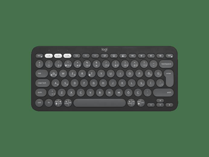 Logitech 920-011859  K380s Çakıl Tuşlu Bluetooth Klavye Siyah