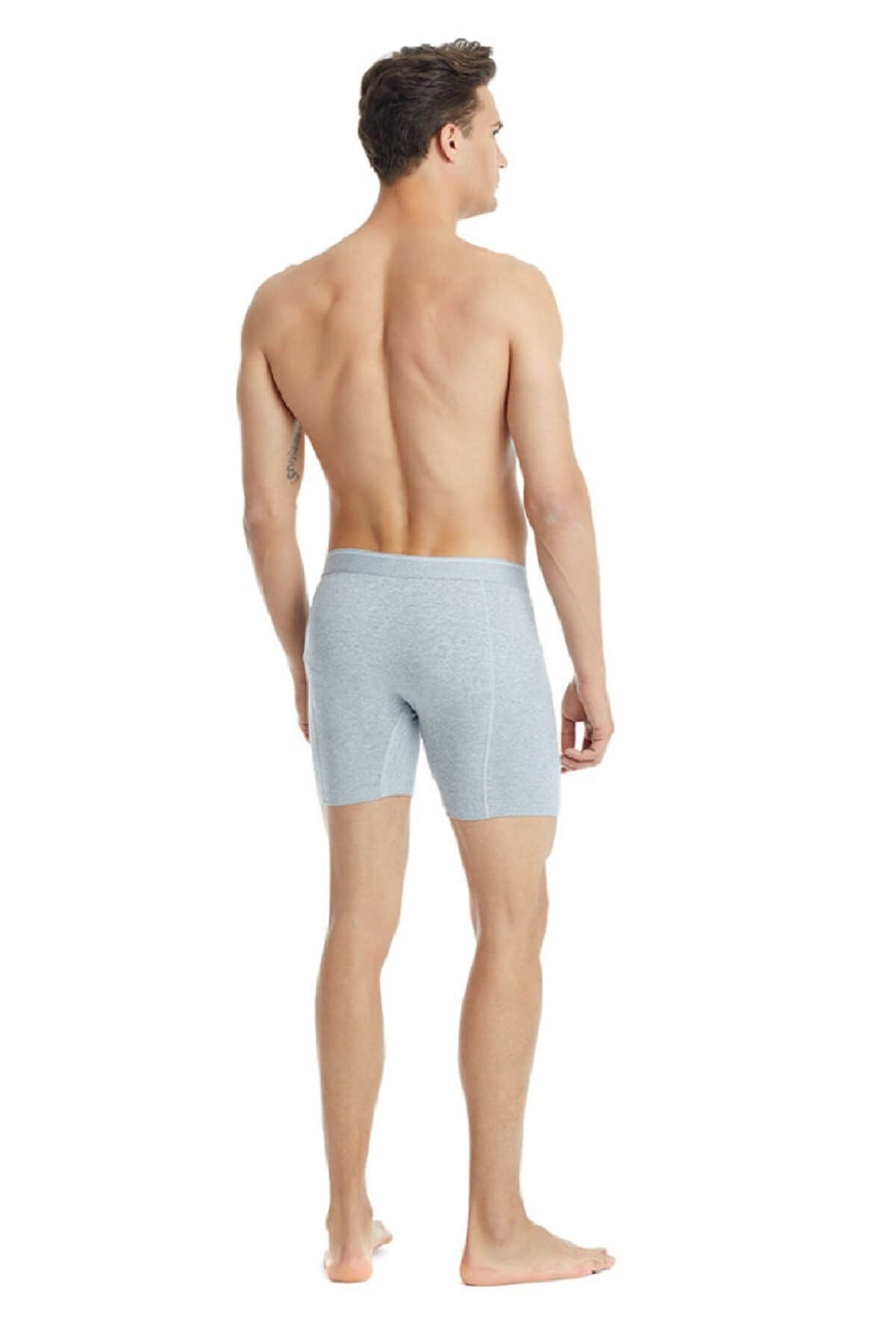 Blackspade 9216 2'Li Paket Tender Cotton Erkek %92 Pamuk Uzun Retro Boxer