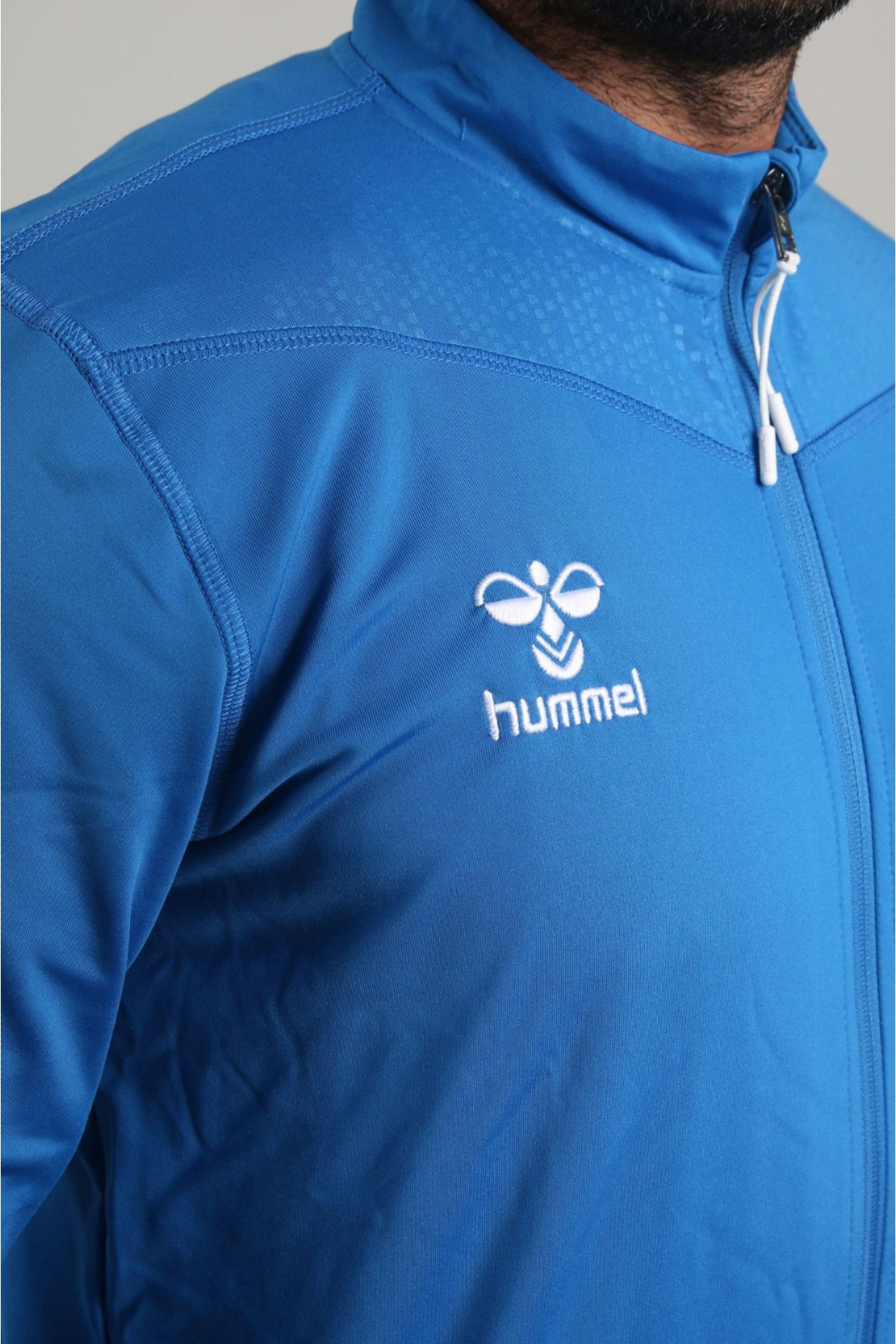 Hummel 922221-8448  Hmloregon Zıp Jacket Erkek Eşofman Üst Dawn Bl