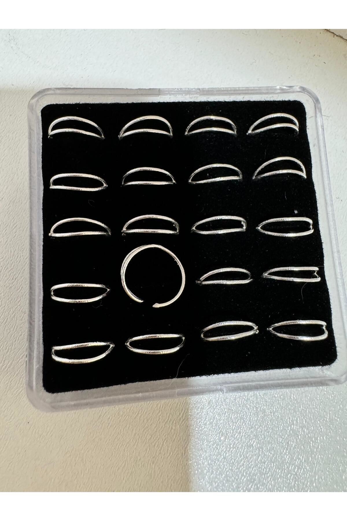 Arescollection 925 Ayar Çift Sira Halka Hizma