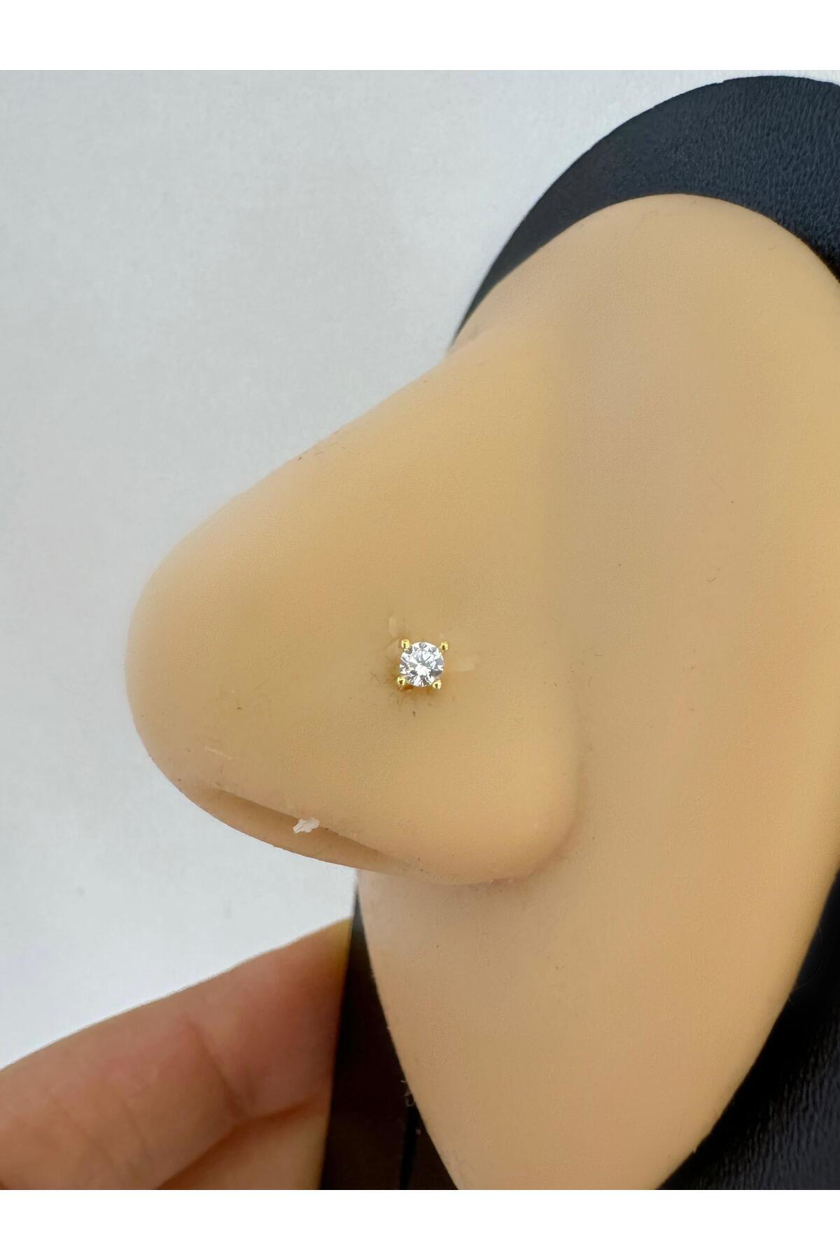 Arescollection 925 Ayar Gümüş 3 Mm (Orta Boy)Tek Taş (Zirkon) Klasik Hizma