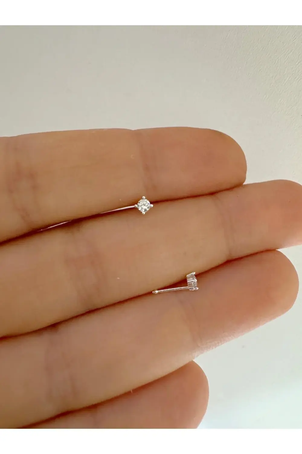 Arescollection 925 Ayar Gümüş 3 Mm (Orta Boy)Tek Taş (Zirkon) Klasik Hizma