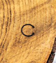 Tükkan Accessories 925 Ayar Gümüş Desenli Halka Siyah Kaplama Hizma Tek Adet-Hizma11