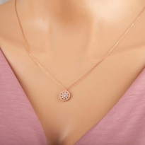 925 Ayar Gümüş Rose Çiçek Kadın Gümüş Kolye 925 Ayar Gümüş Rose Çiçek Kadın Gümüş Kolye