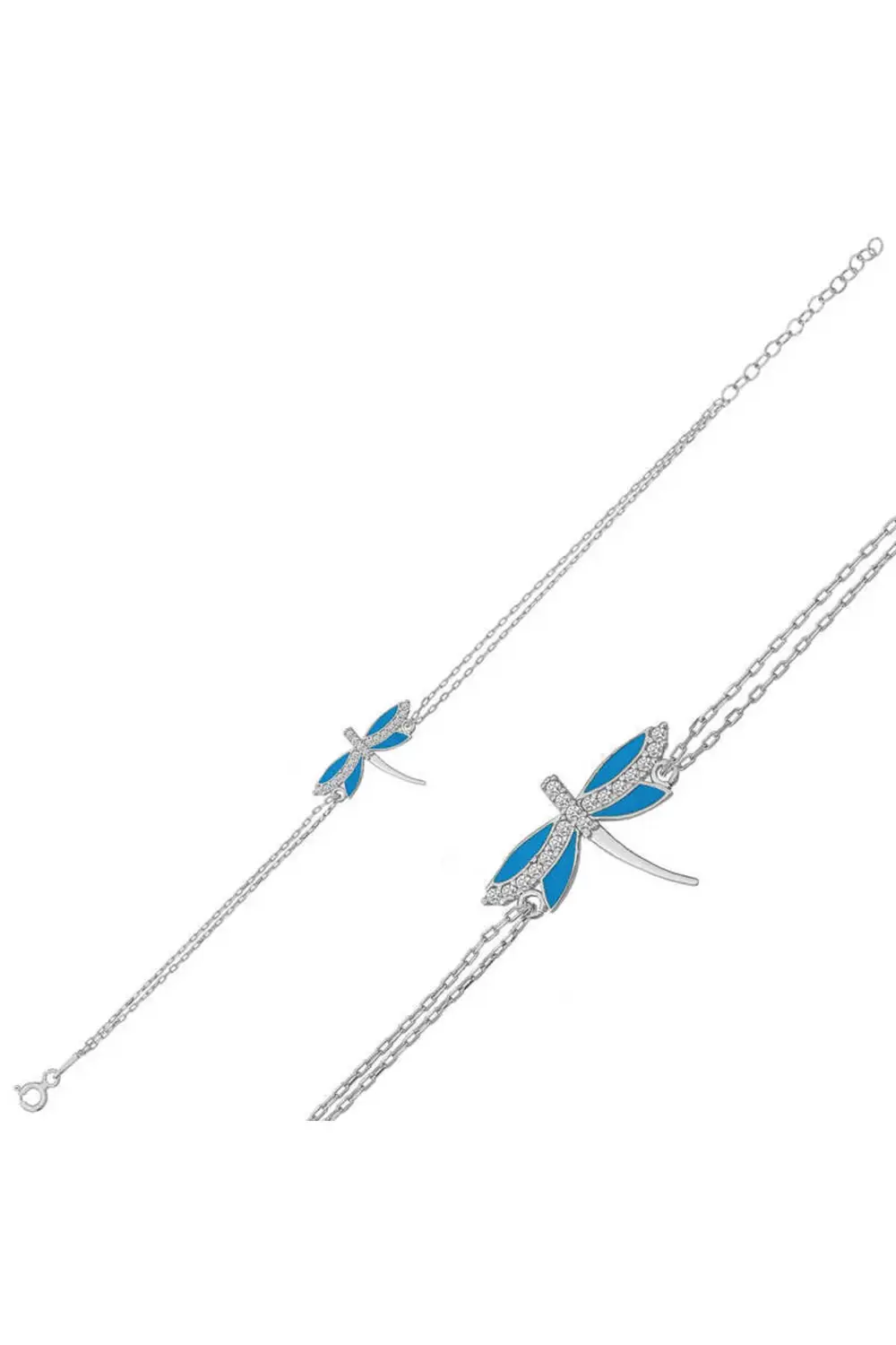 ​925 Ayar Gümüş Yusufçuk Kadın Bileklik