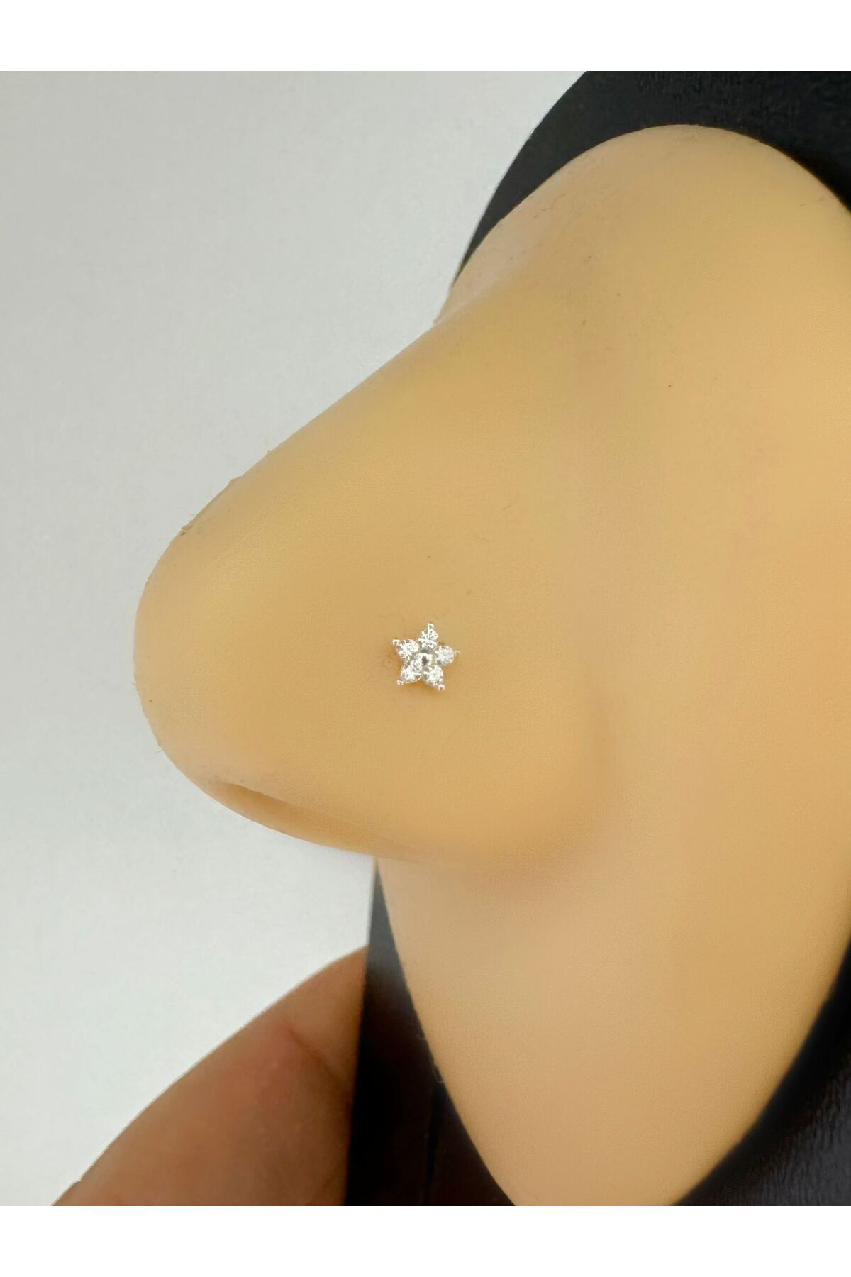 Arescollection 925 Ayar Gümüş Zirkon Taşli Çiçekli Hizma