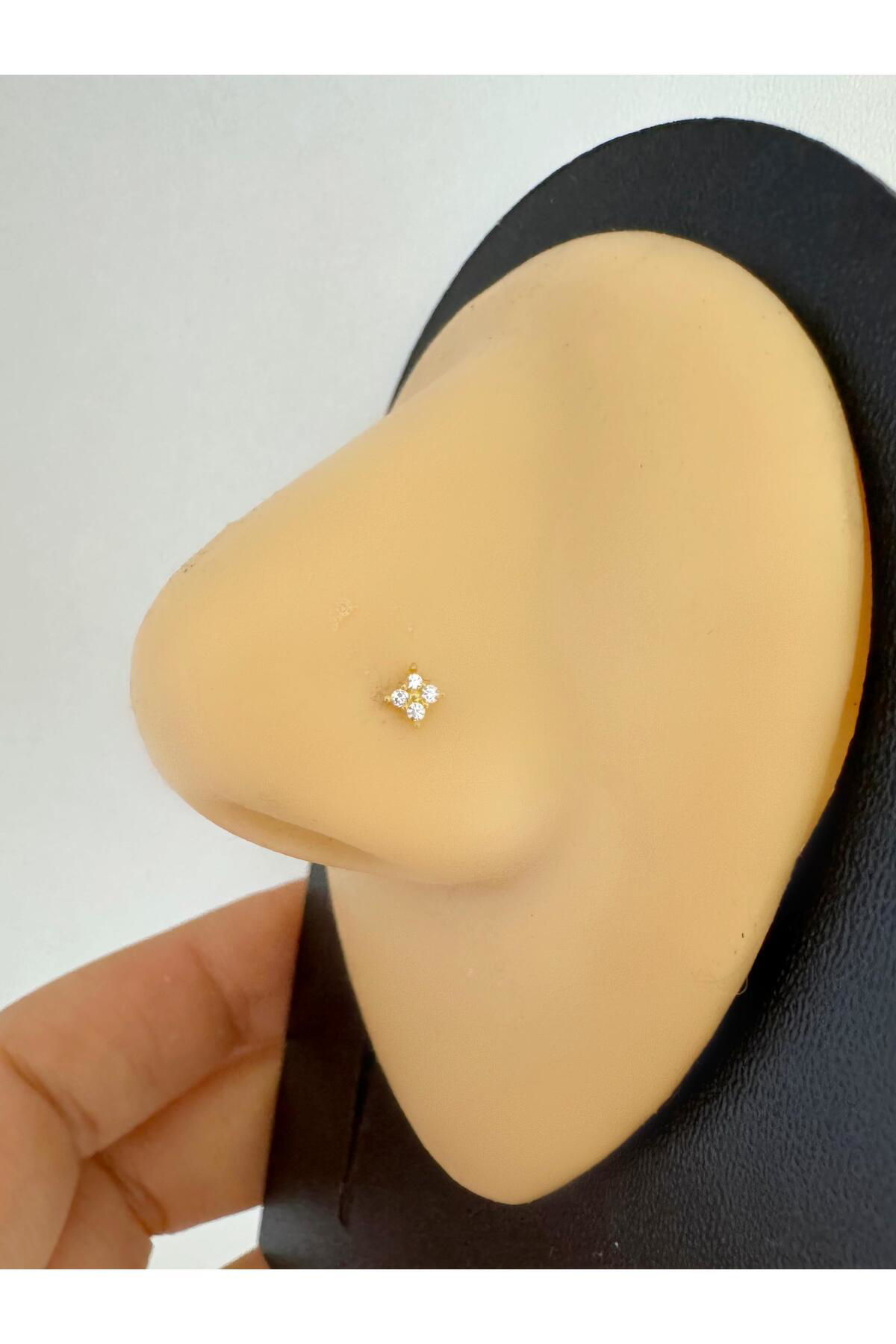 Arescollection 925 Ayar Gümüş Zirkon Taşli Minimal Çiçekli Hizma